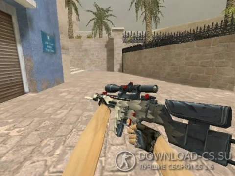 Модель HD SCAR-20 «White Fang» для CS 1.6