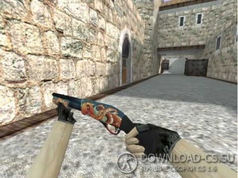 Модель HD Sawed-Off «Kraken» для CS 1.6