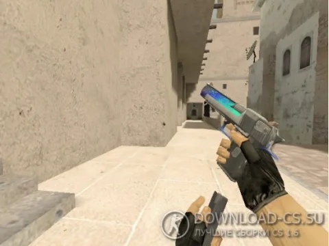 Модель HD Deagle «Overcharged Blue» для CS 1.6