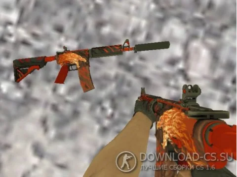 Модель M4A1 «Howl — Вой» для CS 1.6