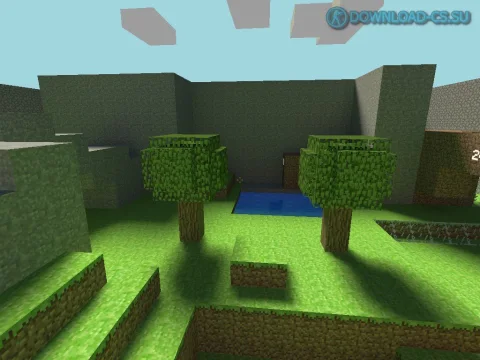 Карта hns_minecraft для CS 1.6