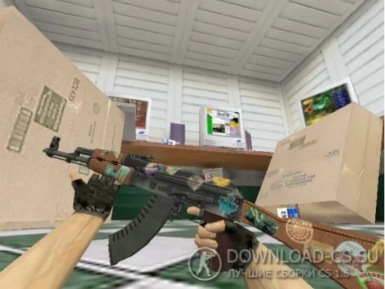 Модель HD AK-47 «Jet Set» для CS 1.6