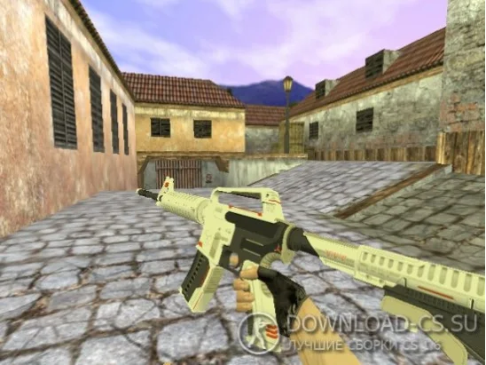 Модель HD M4A1-S «Mecha Industries» для CS 1.6