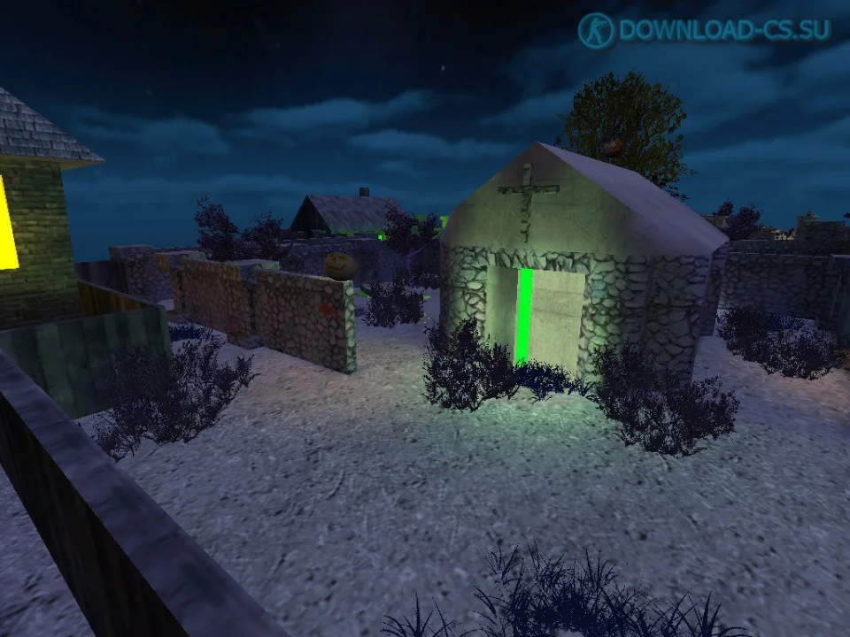 Карта de_halloween_night для CS 1.6