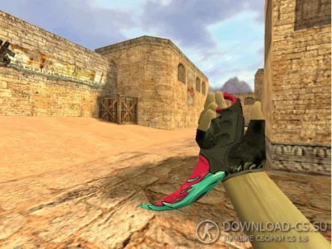 Модель ножа HD «Karambit | Water Elemental» для CS 1.6