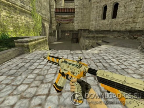 Модель HD M4A4 «Area 51» для CS 1.6