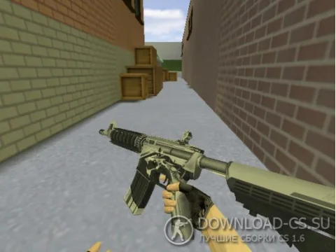 Модель HD M4A4 «Overdrive» для CS 1.6