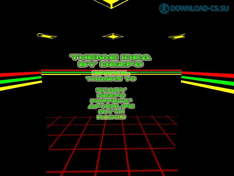 Карта kz_pacman для CS 1.6