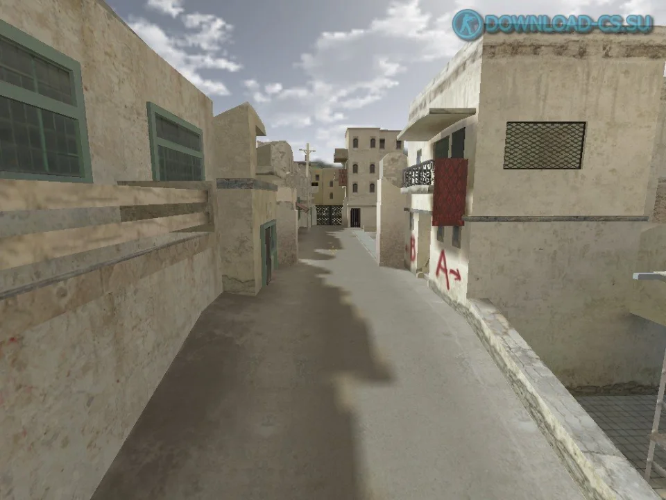 Карта de_dust2 из CS:GO для CS 1.6