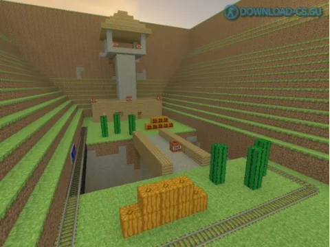 Карта awp_minecraft2 для CS 1.6