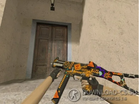 Модель HD UMP-45 «Angry Emoji» для CS 1.6