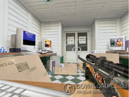 Модель AWP «Tiger Domination» для CS 1.6