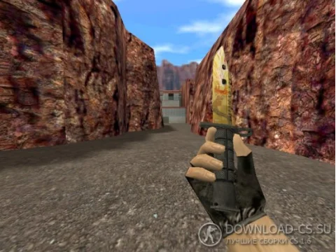 Модель ножа HD «M9 Bayonet | Dragon Lore» для CS 1.6