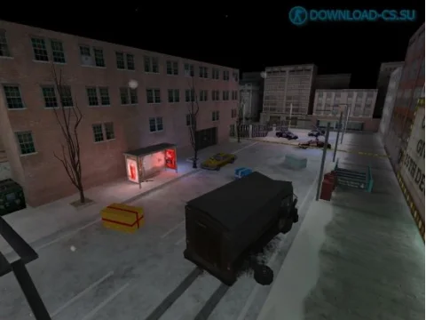 Карта awp_xmas_streets для CS 1.6