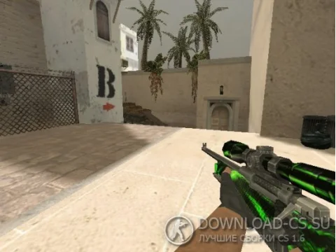 Модель AWP «Toxic» для CS 1.6