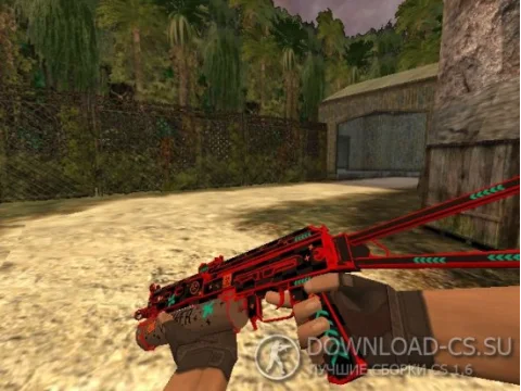 Модель HD PP-19 Bizon «Angry Emoji» для CS 1.6