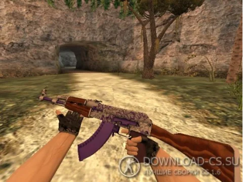 Модель AK-47 «Freehand» для CS 1.6