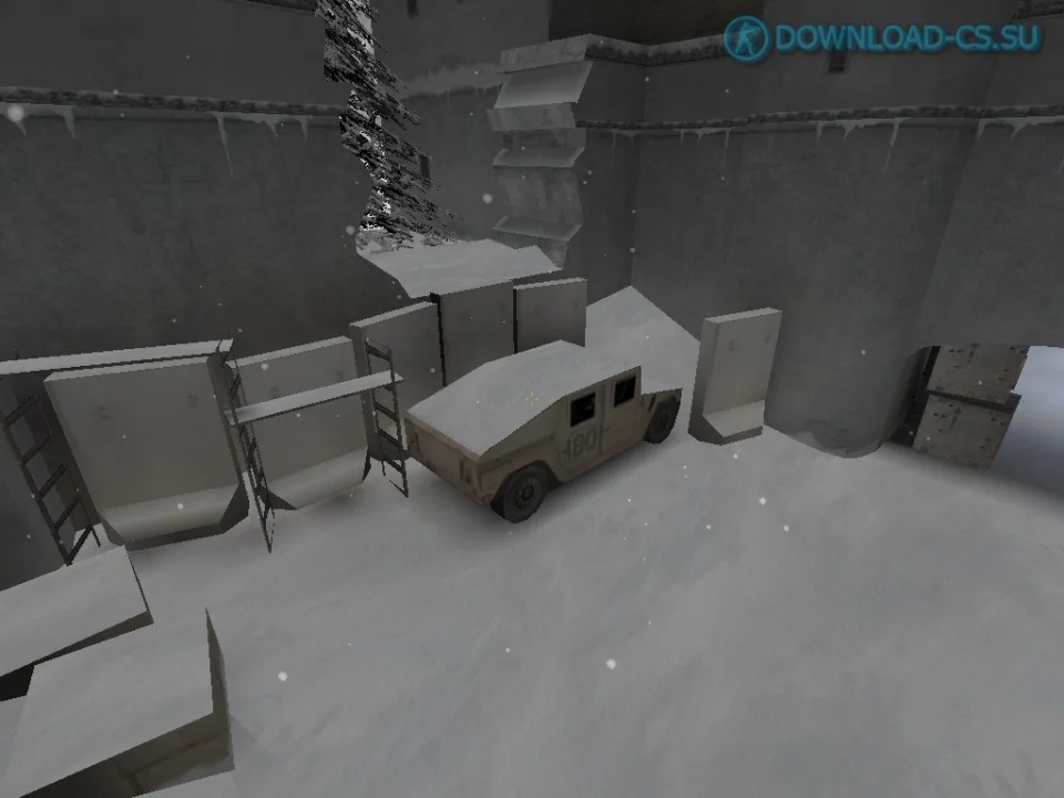 Карта de_dust2_winter из CS:GO для CS 1.6