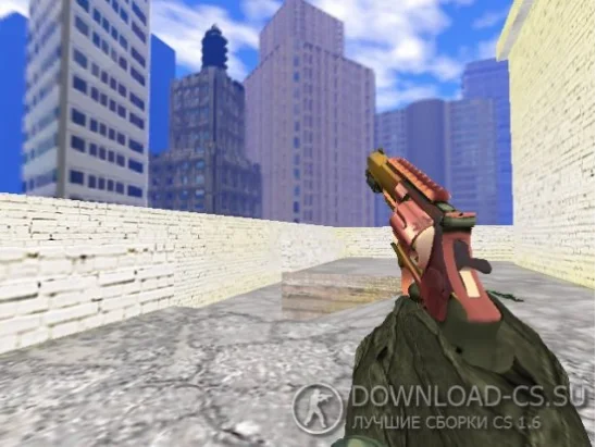 Модель Deagle «R-8 Revolver - Градиент» для CS 1.6
