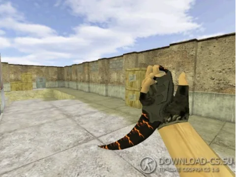 Модель ножа HD «Karambit | Blaze» для CS 1.6