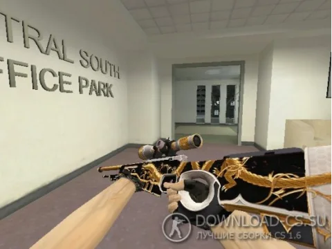 Модель HD AWP «Golden Coil» для CS 1.6