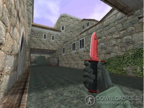 Модель ножа «M9 Bayonet | Crimson Web» для CS 1.6