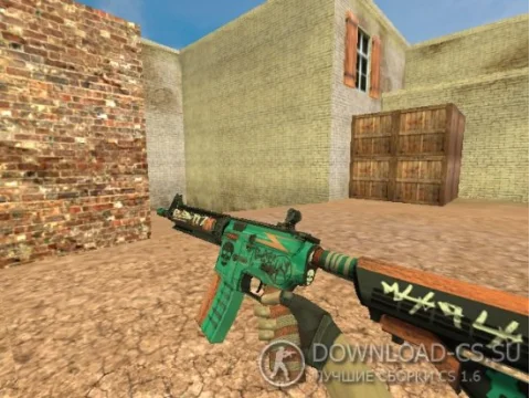 Модель HD M4A4 «Rekt» для CS 1.6