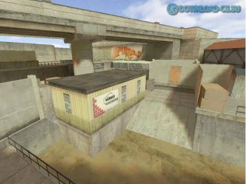 Карта de_overpass для CS 1.6