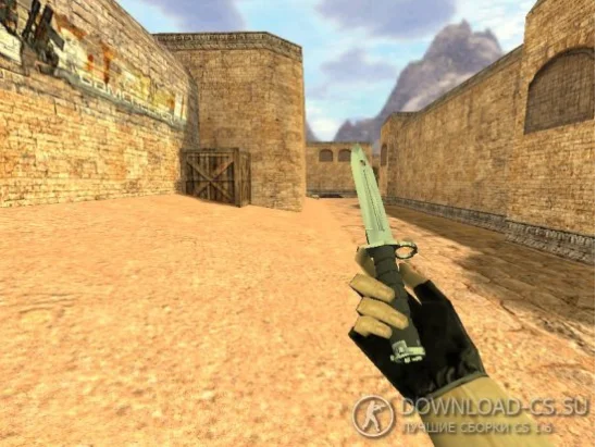 Модель ножа HD «Bayonet | Silver Chrome» для CS 1.6
