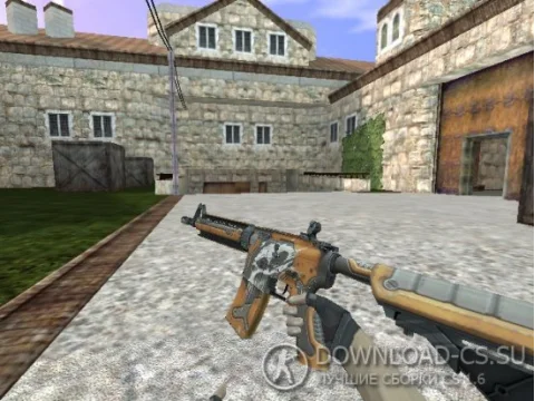 Модель M4A4 «War» для CS 1.6