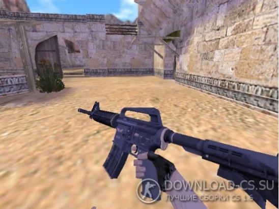 Модель HD M4A1-S «Elite Build» для CS 1.6