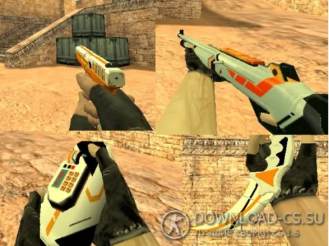 Пак моделей оружия «Азимов» для CS 1.6