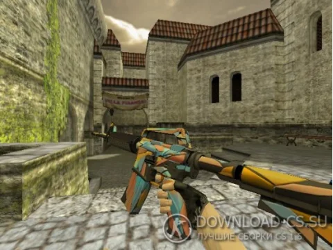 Модель HD M4A1-S «Leaded Glass» для CS 1.6