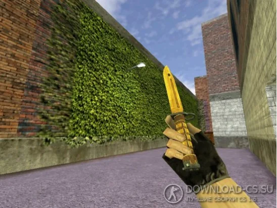 Модель ножа HD «Bayonet | Fine Gold» для CS 1.6