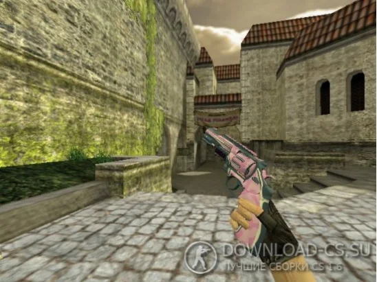 Модель HD R8 Revolver «Vertex Pink» для CS 1.6