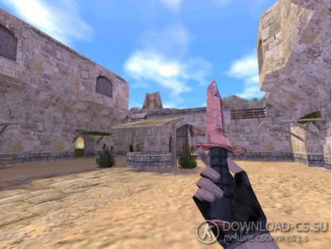Модель ножа HD «M9 Bayonet | Boom» для CS 1.6