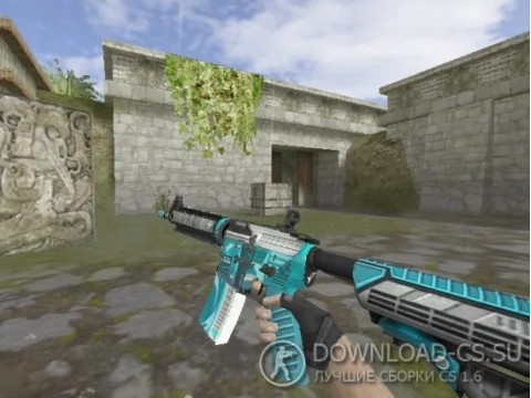 Модель HD M4A4 «Star Limited» для CS 1.6