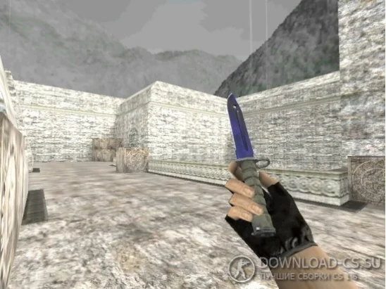 Модель ножа HD «Bayonet | Doppler» для CS 1.6