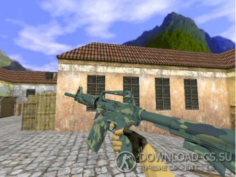 Модель HD M4A1-S «Bright Water» для CS 1.6