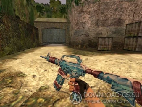 Модель HD M4A1-S «Ice Vortex» для CS 1.6
