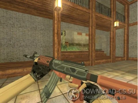 Модель HD Galil «Fire Fight» с анимацией осмотра для CS 1.6