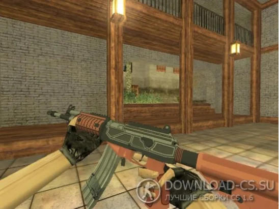 Модель HD Galil «Fire Fight» с анимацией осмотра для CS 1.6