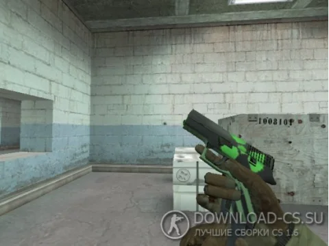 Модель P250 «Ядерная угроза — Nuclear Threat» для CS 1.6