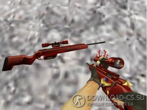 Модель новогодняя Scout для CS 1.6