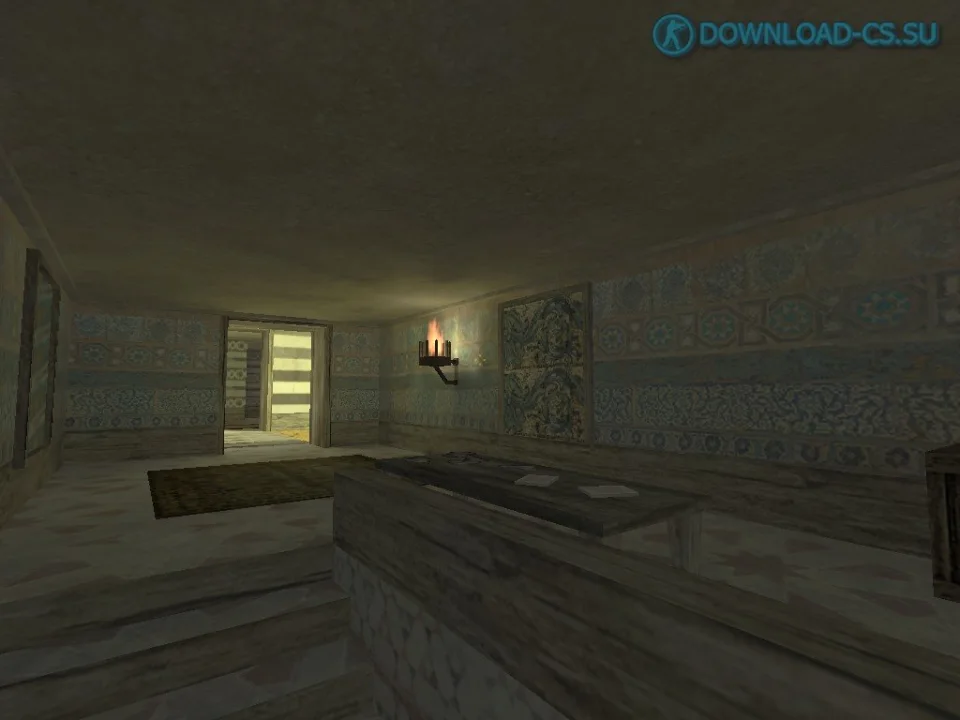 Карта de_hell для CS 1.6