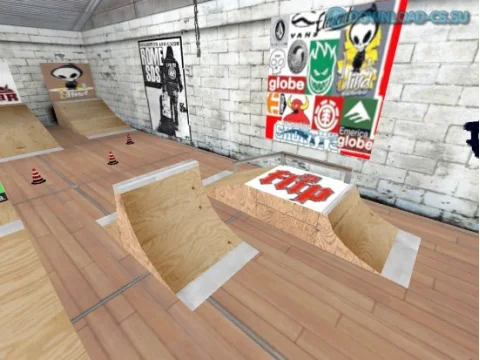 Карта aim_skatepark_csz для CS 1.6