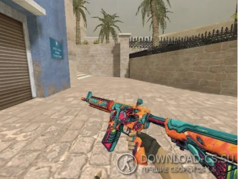 Модель HD M4A4 «Biowar» для CS 1.6