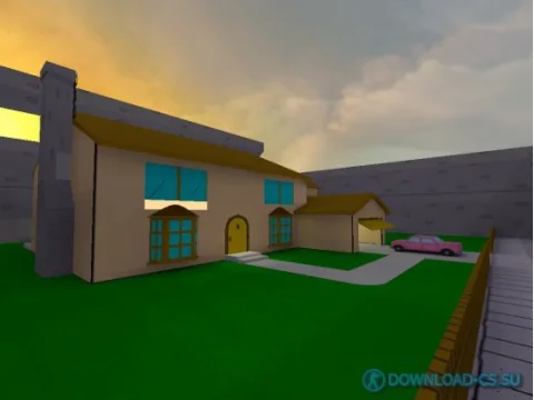 Карта fy_simpsons_house для КС 1.6