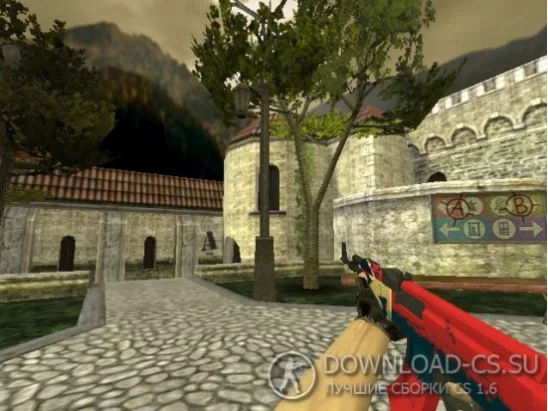 Модель AK-47 «Red Force» для CS 1.6