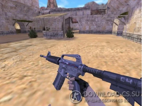 Модель HD M4A1-S «Defuser» для CS 1.6